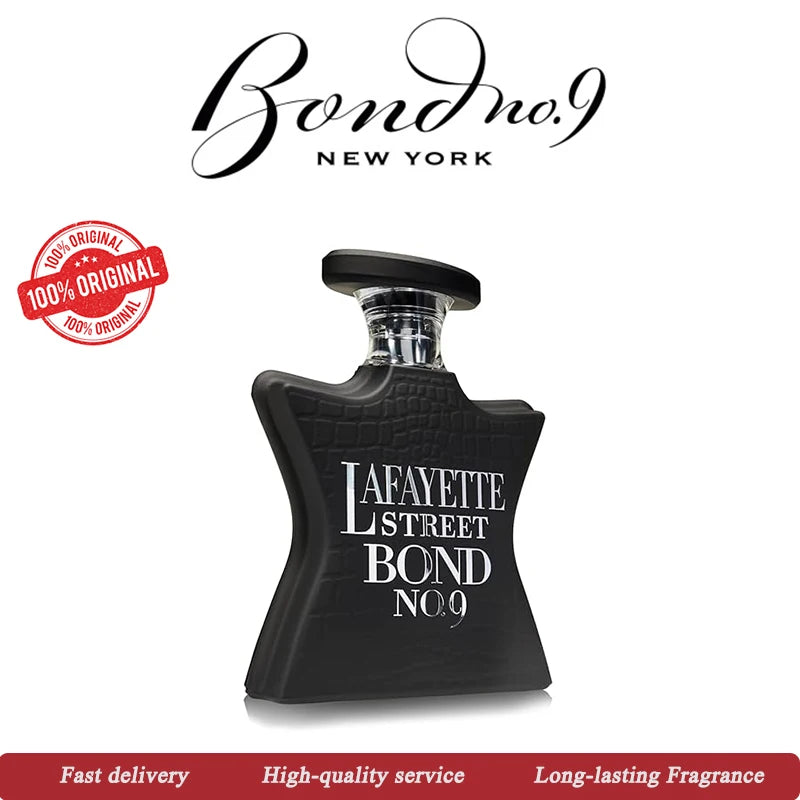 Bond No. 9 New York Lafayette Street Men's Eau De Parfum Makeup Cologne Persistence Arabian Pheromone Long-lasting100ML 
