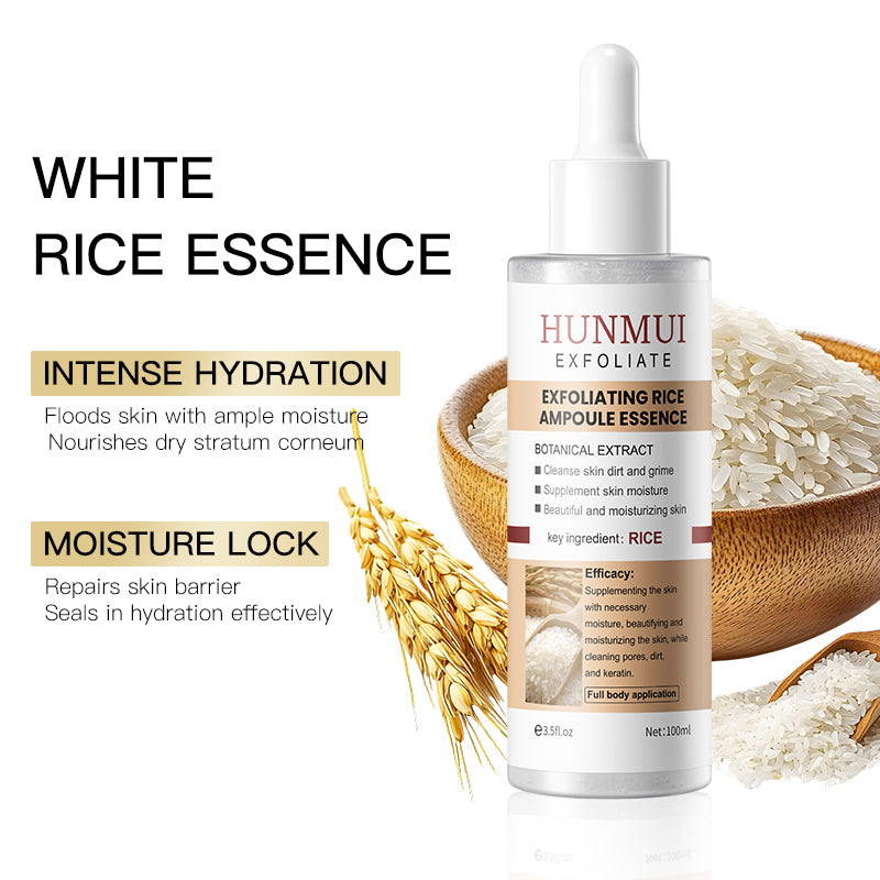 Ampoule exfoliante de riz noir HUNMUI