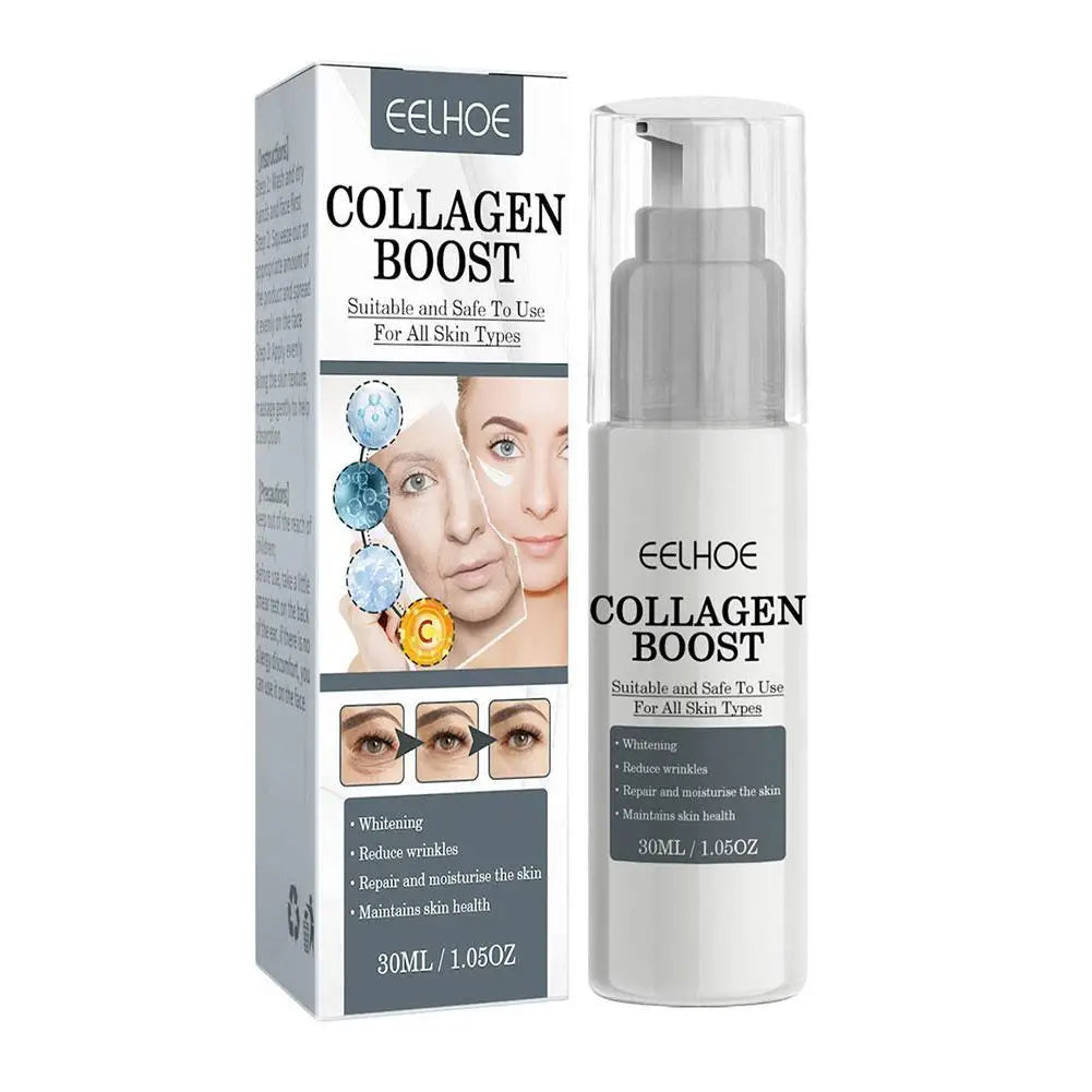 1/2/3pcs 30ml Collagen Boost Crème d’essence raffermissante Fade les lignes fines du visage éclaircissant sérum éclaircissant crème soins de la peau pour les femmes