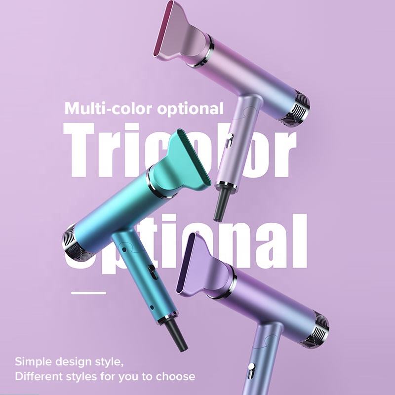 Foldable Hair Dryer Blower, Negative Ion Electric Blower, Mini Lightweight Folding Hair Blower, Fast Quiet Hair Dryer, Home and Travel