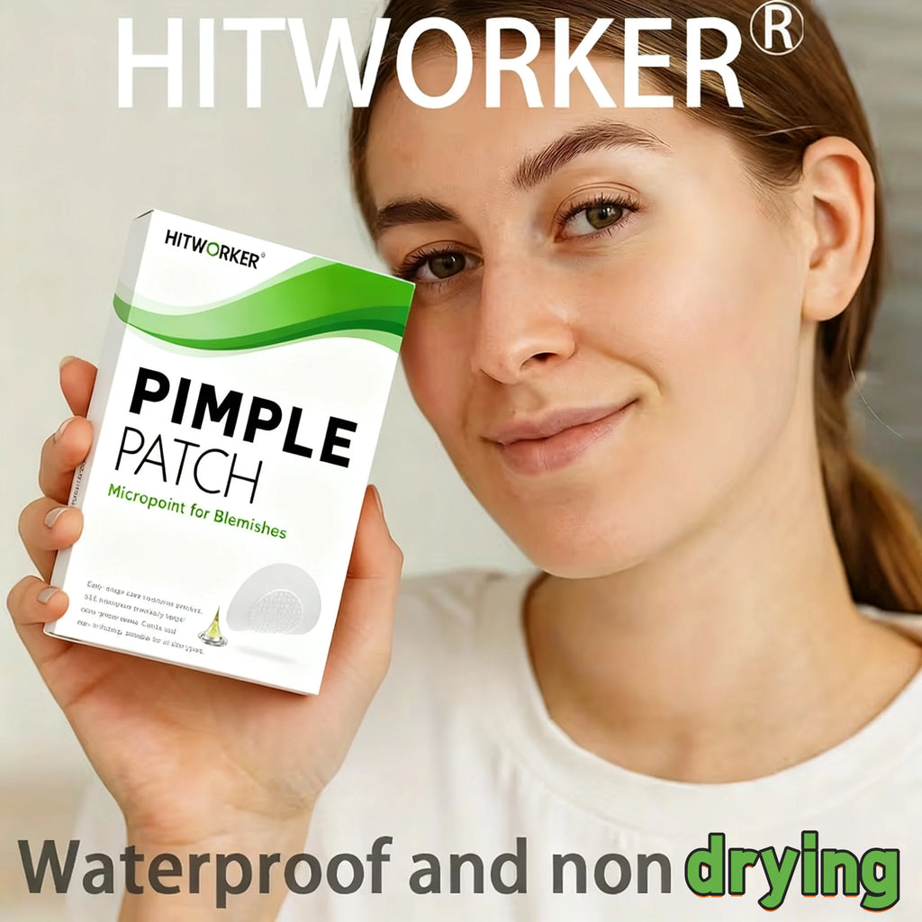 27/54/81-Piece HITWORKER Acne Patches - Infused with Salicylic Acid, Tea Tree Oil &amp; Calendula Oil | For Acne &amp; Blemishes, Residue 