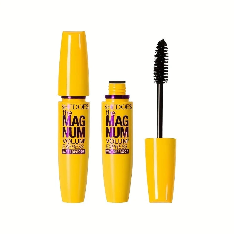 4D Black Mascara Thickening, Lengthening, Curling, Waterproof Liquid Fiber Mascara 