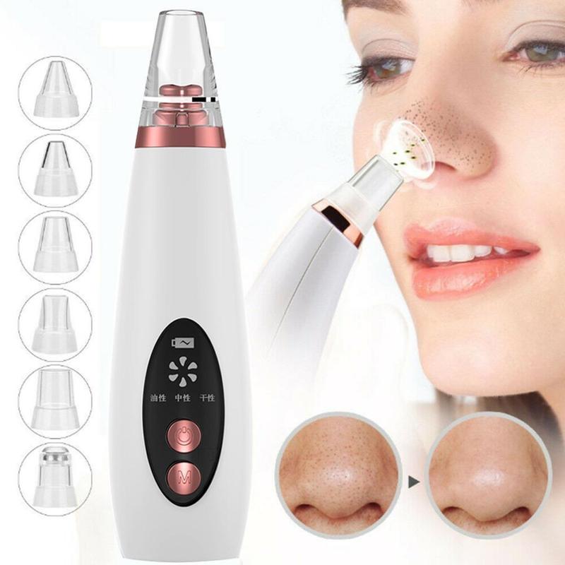 Aspirateur à pores de points noirs Nettoyant pour nez Dissolvant de points noirs Élimination de l’acné Bouton Suction du visage Beauté Outil de soins de la peau