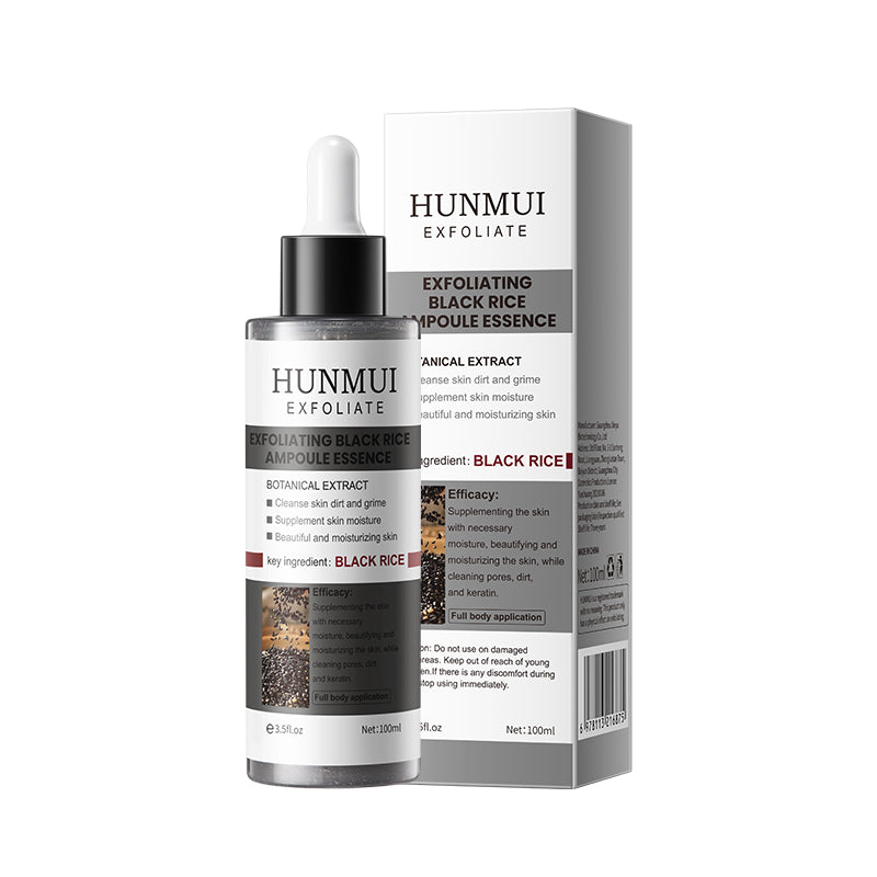 HUNMUI Black Rice Exfoliating Ampoule 