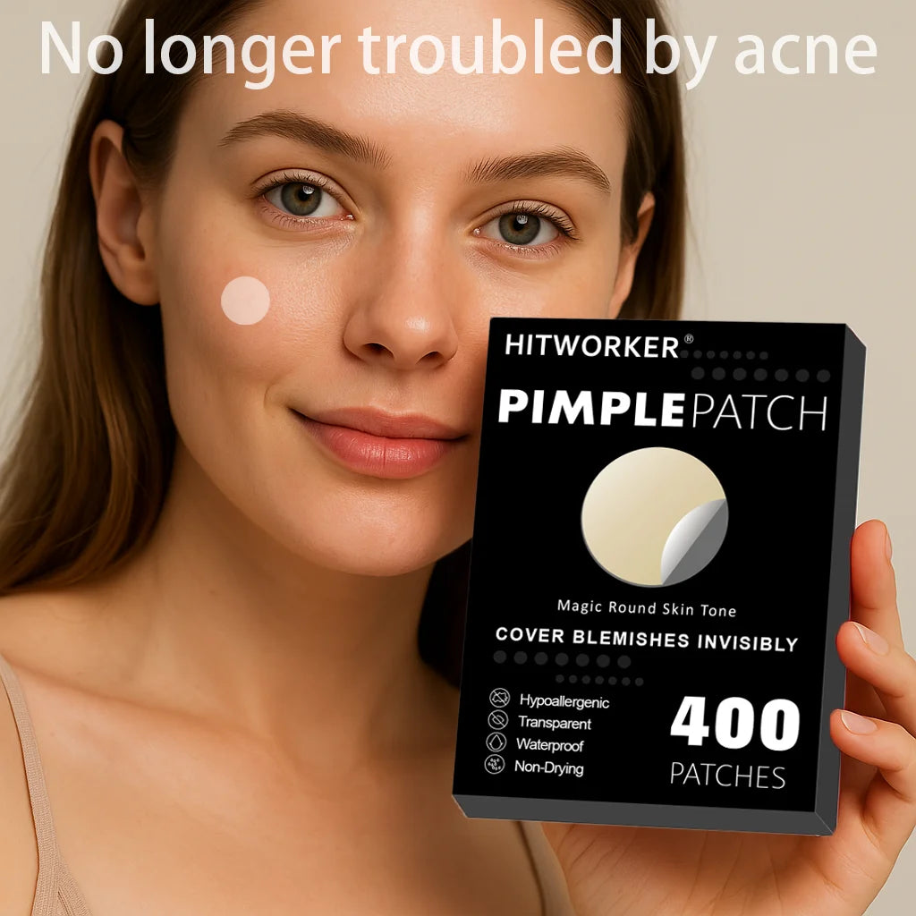 400Count Acne Patch, Covers Pimple And Acne, Acne Pimple Patch for Covering Zits And Blemishes, Spot Stickers for Face And Skin 