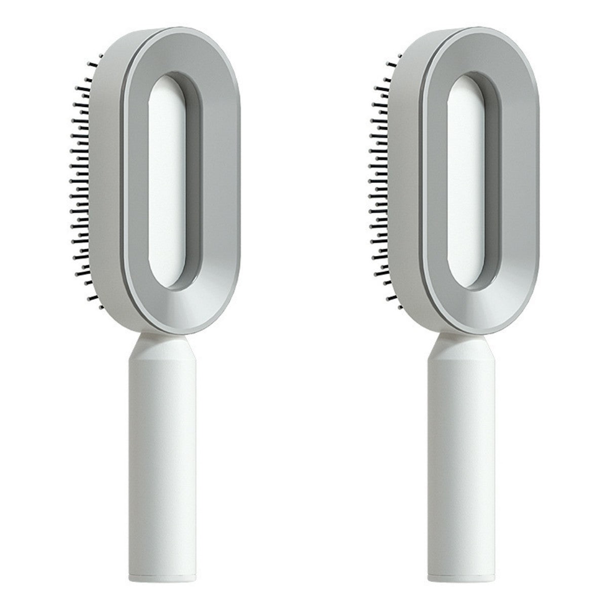 Self-cleaning hairbrush for women, one-touch cleaning, hair loss, airbag, massage, scalp comb, anti-static hairbrush