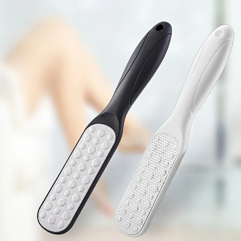 High-quality 304 stainless steel foot file, double-sided callus remover for dead skin, professional pedicure tools, callus scraper 