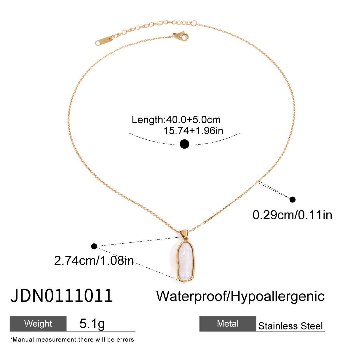 Pearl necklace accessory: A lightweight and luxurious high-end clavicle chain