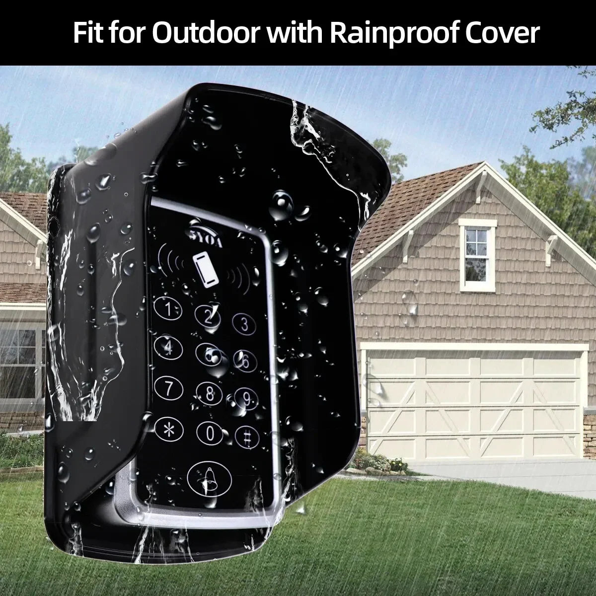 5YOA B03 RFID Keypad Access Control 125KHz EM Card Reader Door Lock Opener Keypad Controller System for Security 