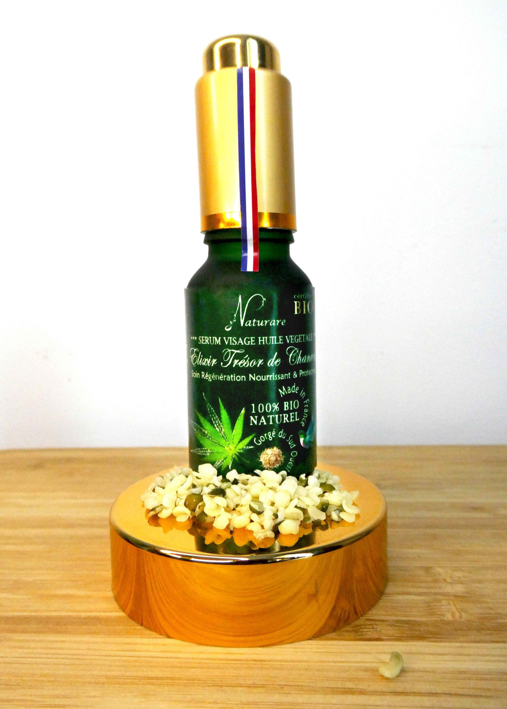 ORGANIC HEMP TREASURE ELIXIR - Vegetable Oil Serum, Food Supplements