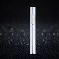 Classic rechargeable metal cigarette lighter, mini cylindrical, flameless, electronic refill, USB lighter, gift for smokers 