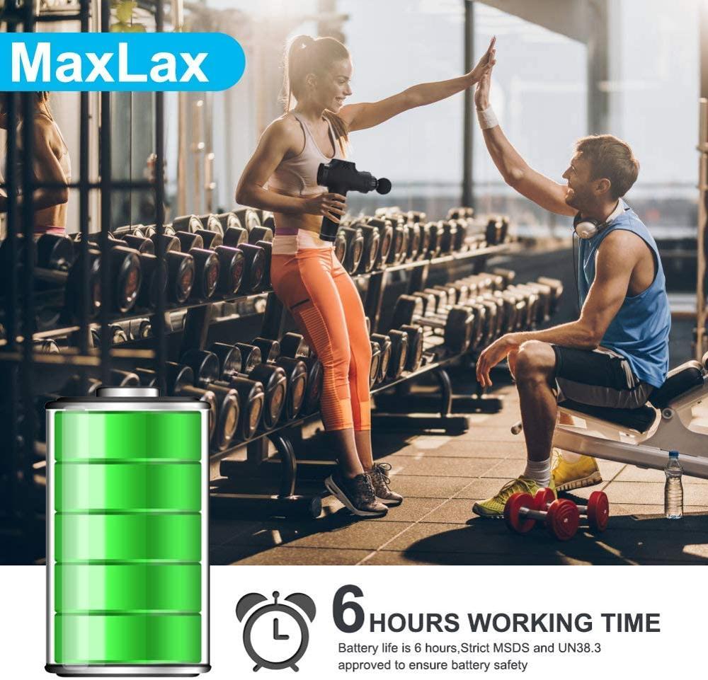 Masseur à main à 6 têtes Premium à 30 vitesses